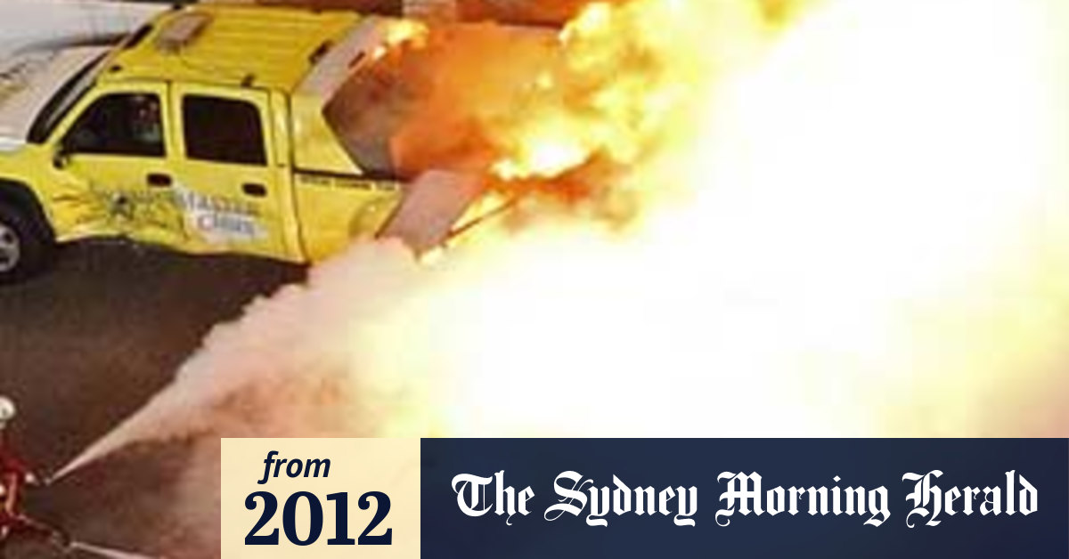 Daytona fireball driver tweets from car after crash